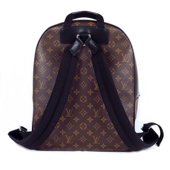 Louis Vuitton Josh Monogram Macassar Backpack Brown Rucksack - Picture 3 of 9